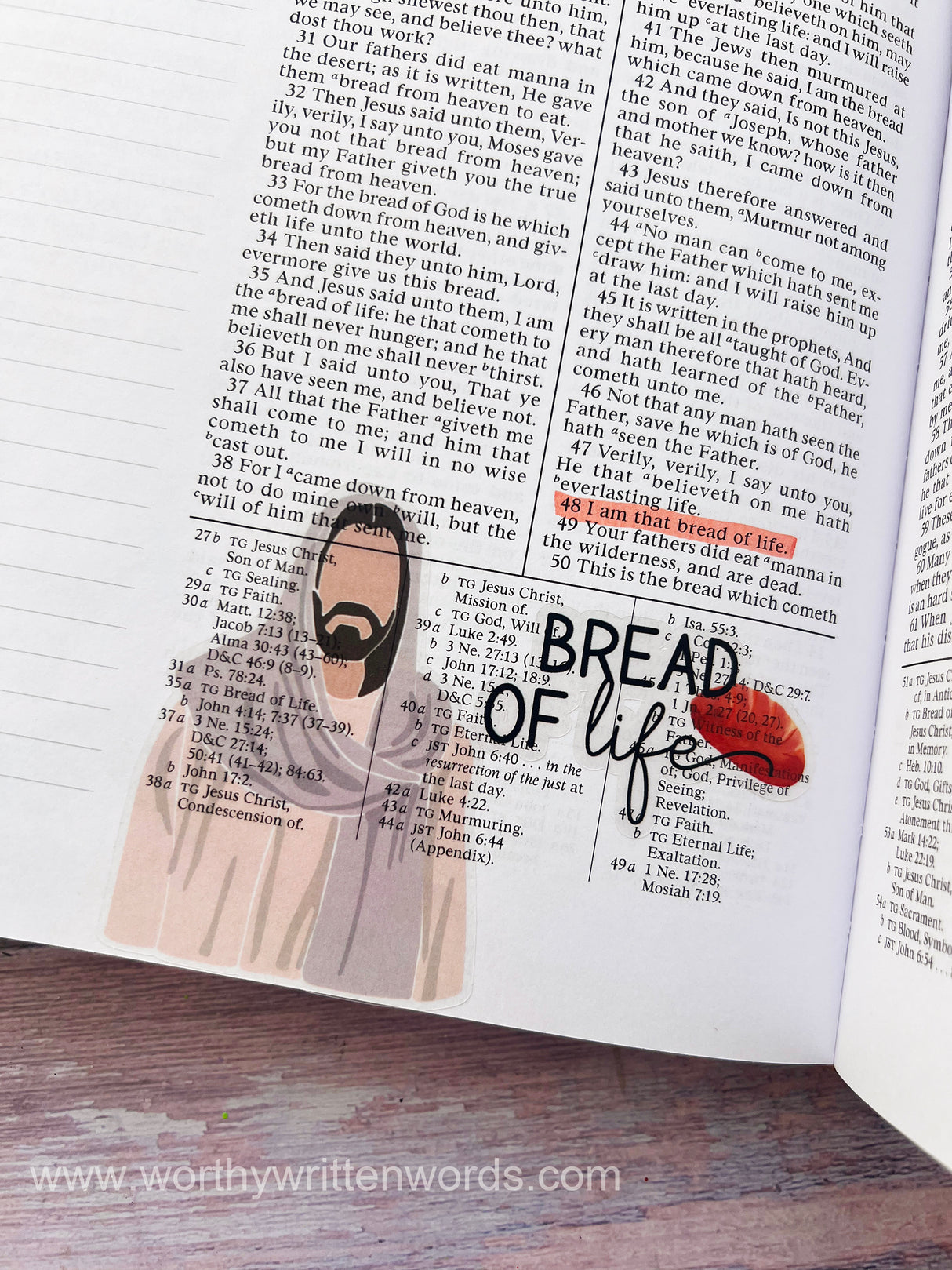 Names of Christ Stickers