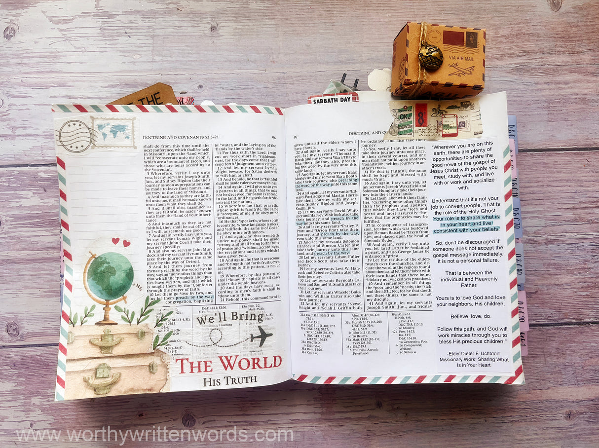 We'll Bring The World His Truth Page Kit
