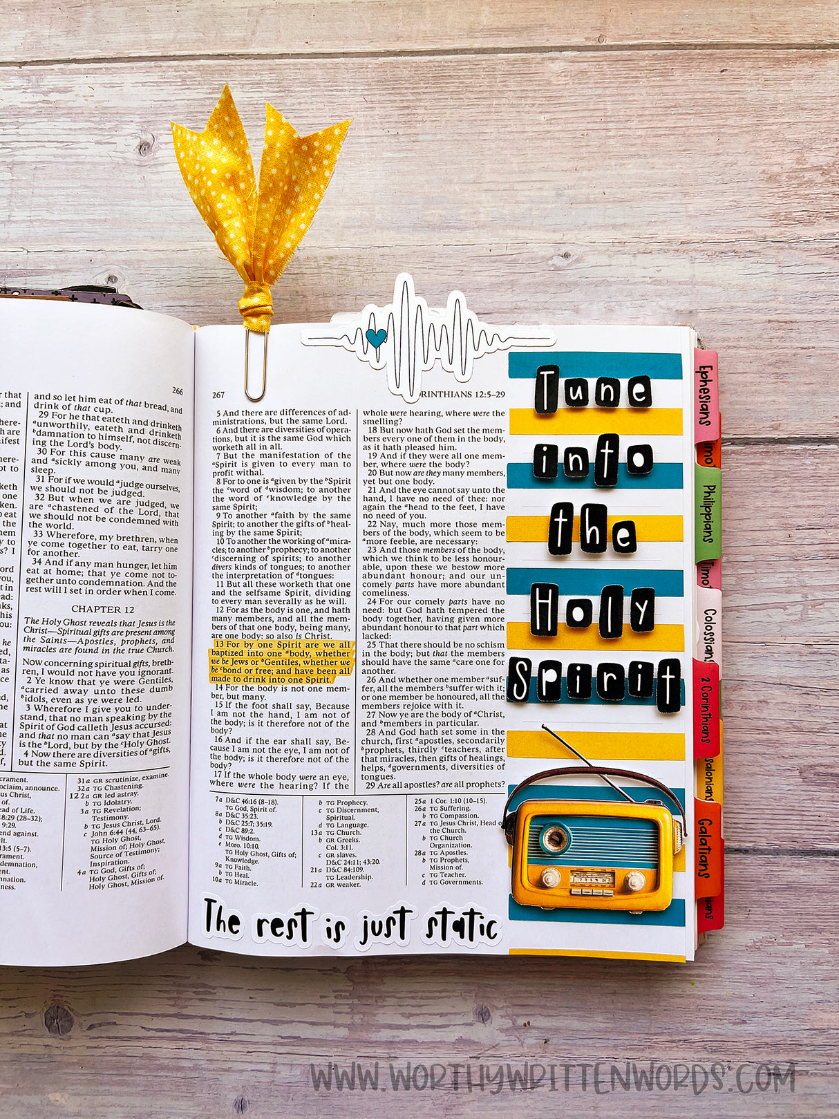 Tune into the Holy Spirit New Testament Page Kit