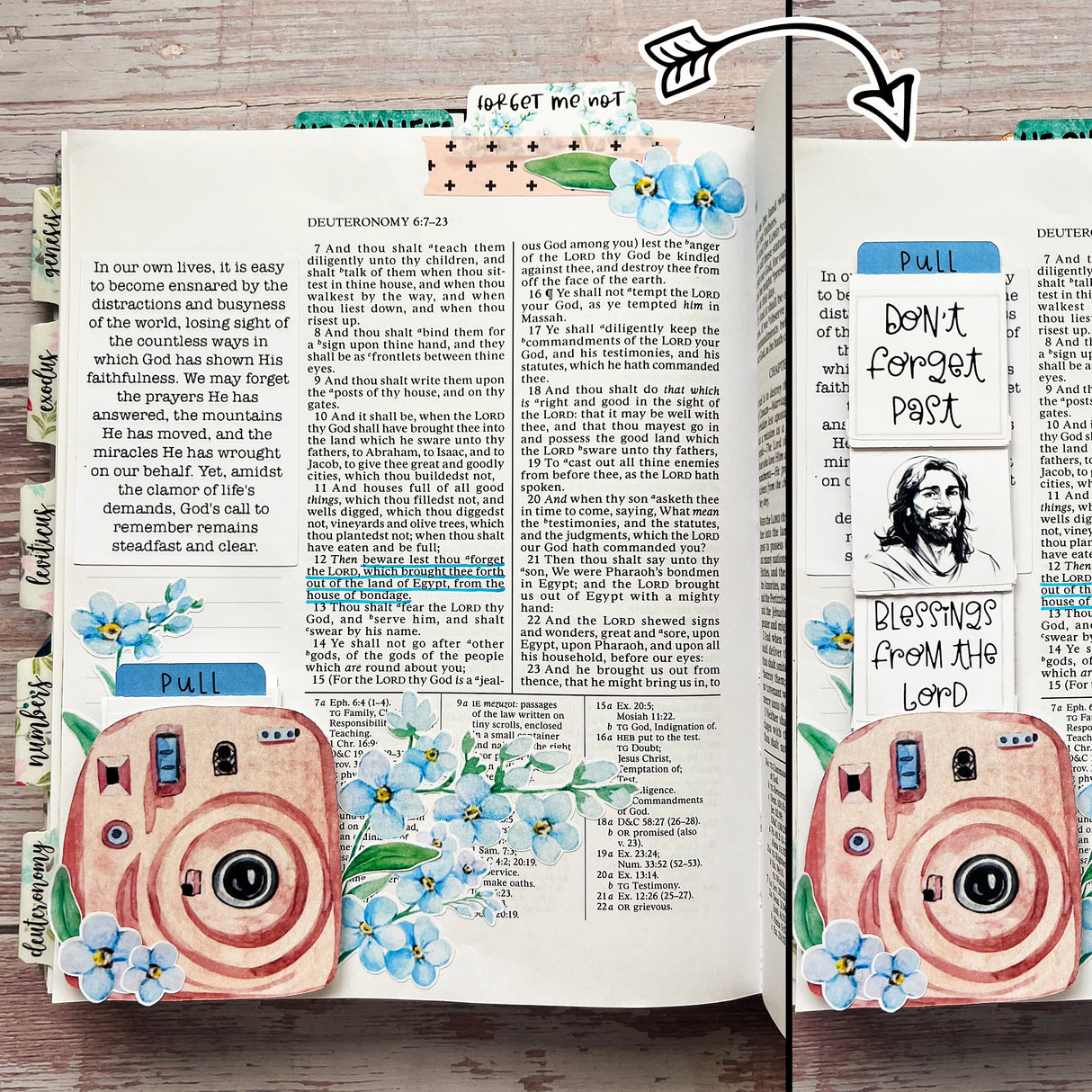 Forget Me Not Page Kit