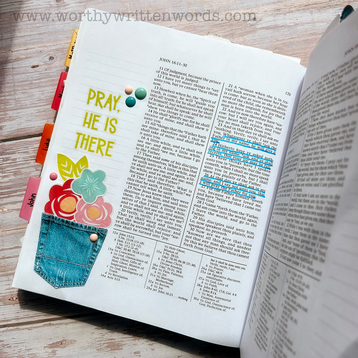 Scripture Ephemera Stickers