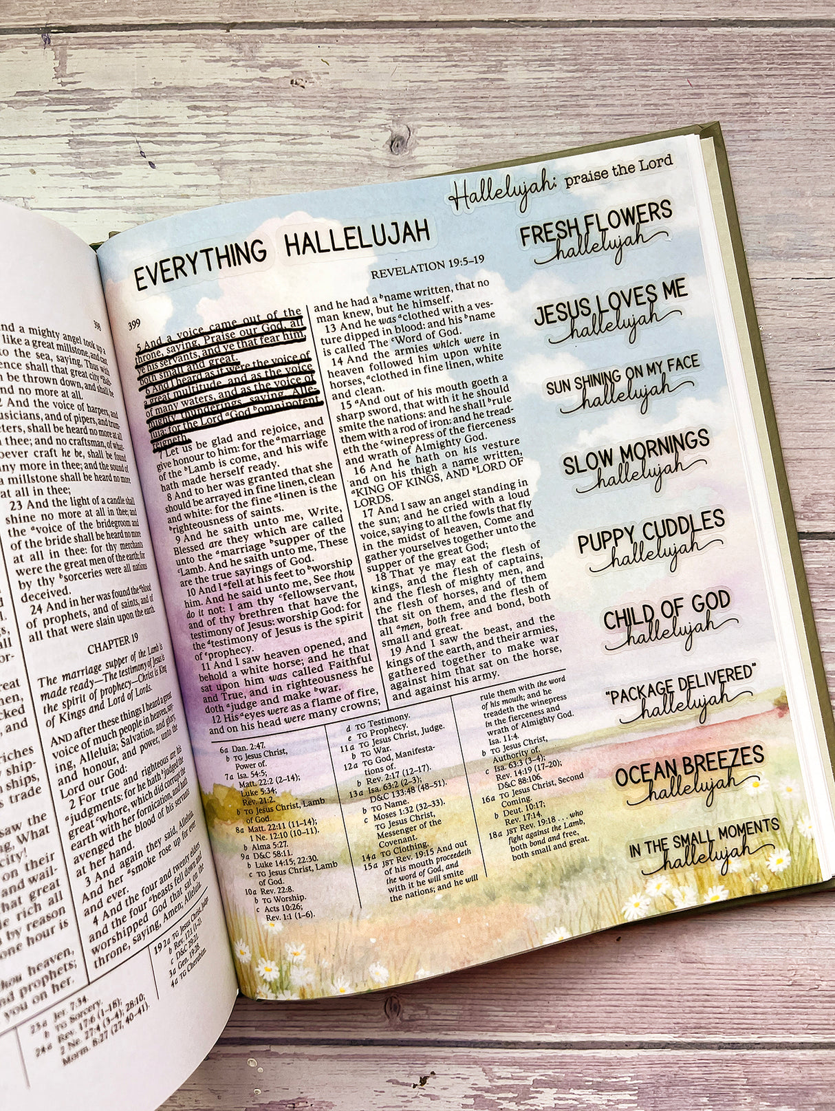 Old Testament Titles Sticker Kit | Monthly Scripture Sticker Subscription