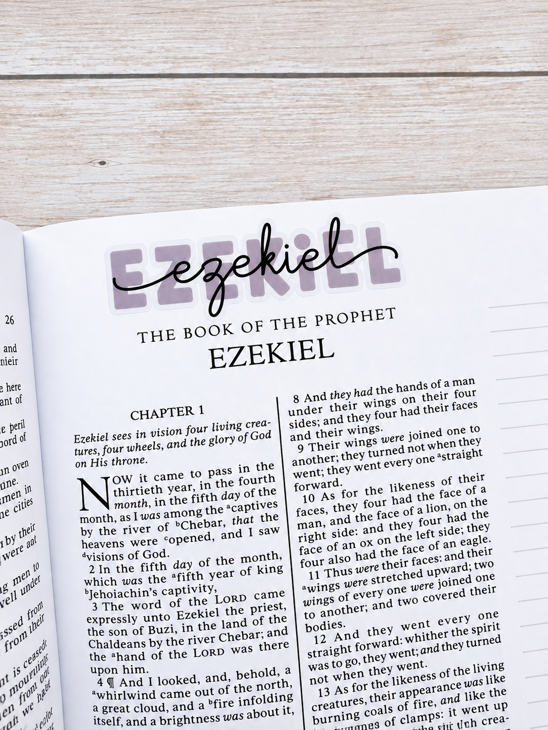Old Testament Titles Sticker Kit | Monthly Scripture Sticker Subscription