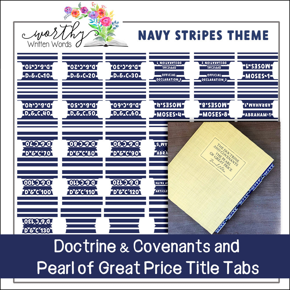 Tab Theme- D&C and Pearl of Great Price