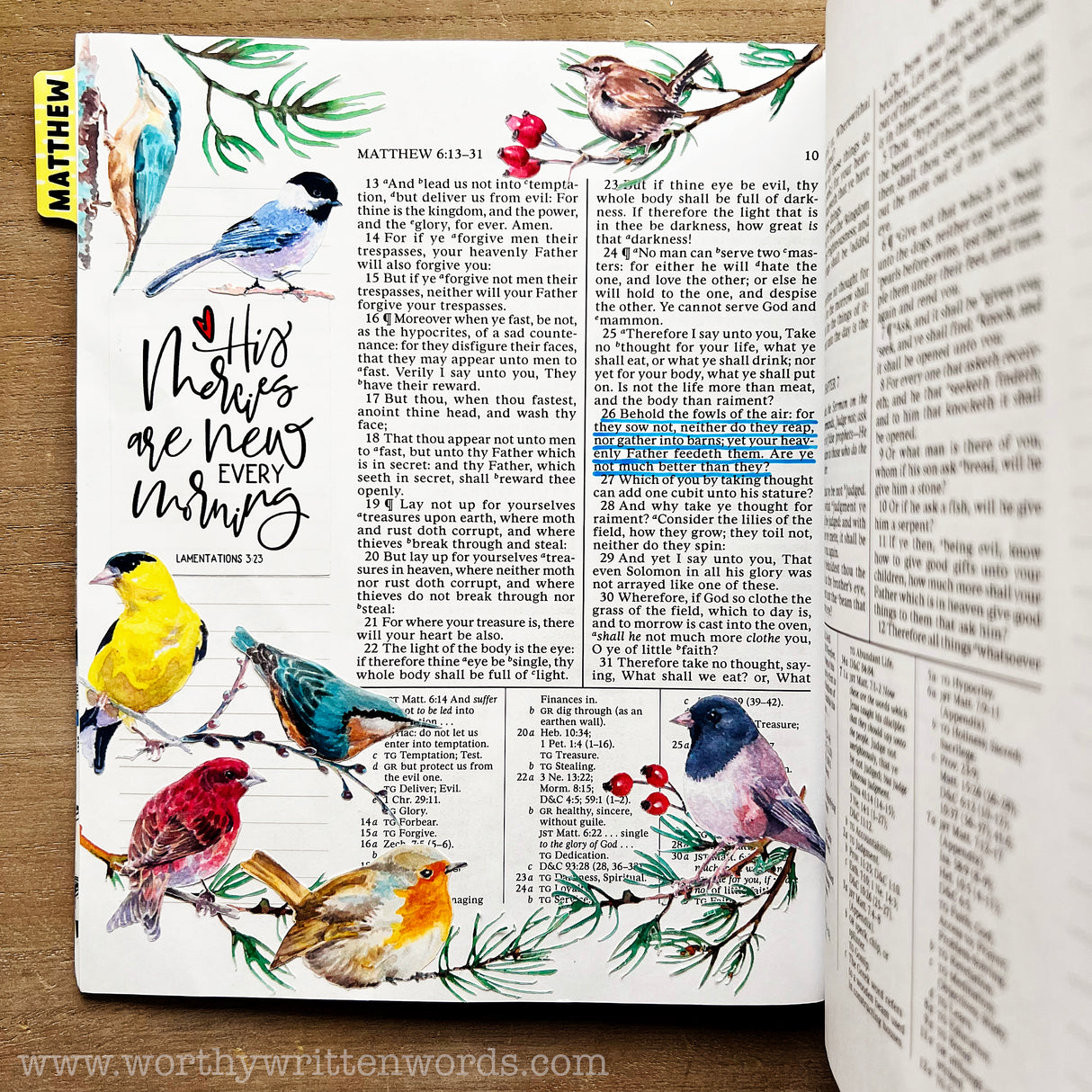 Fowls of the Air Sticker Sheet