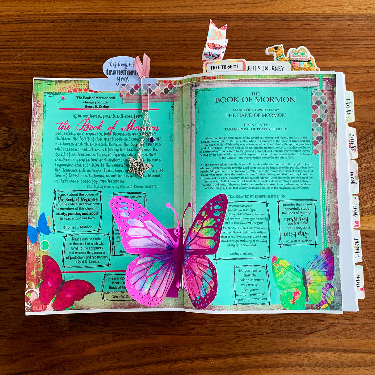 Book of Mormon Title Page Butterfly Kit