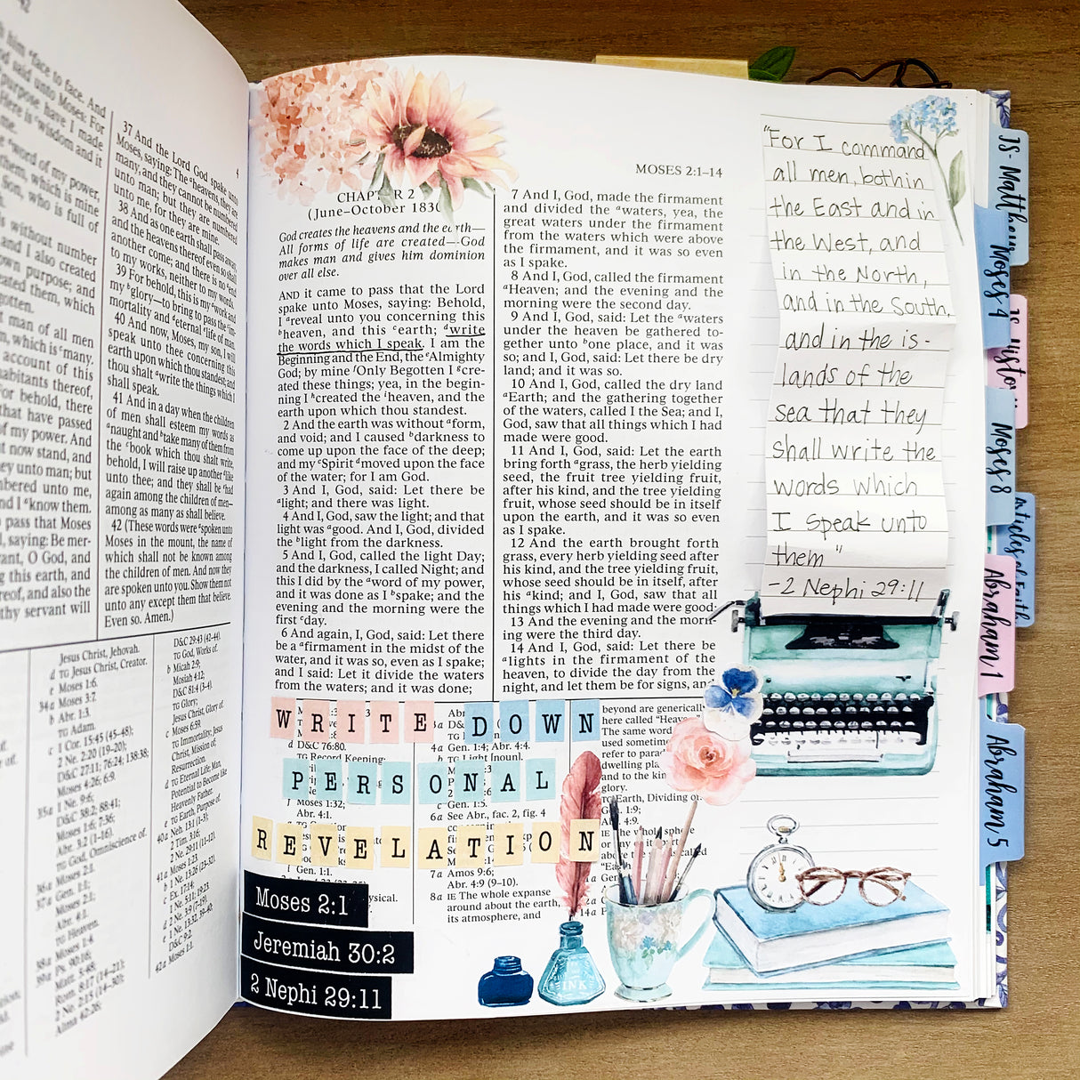 Write Down Personal Revelation Sticker Sheet