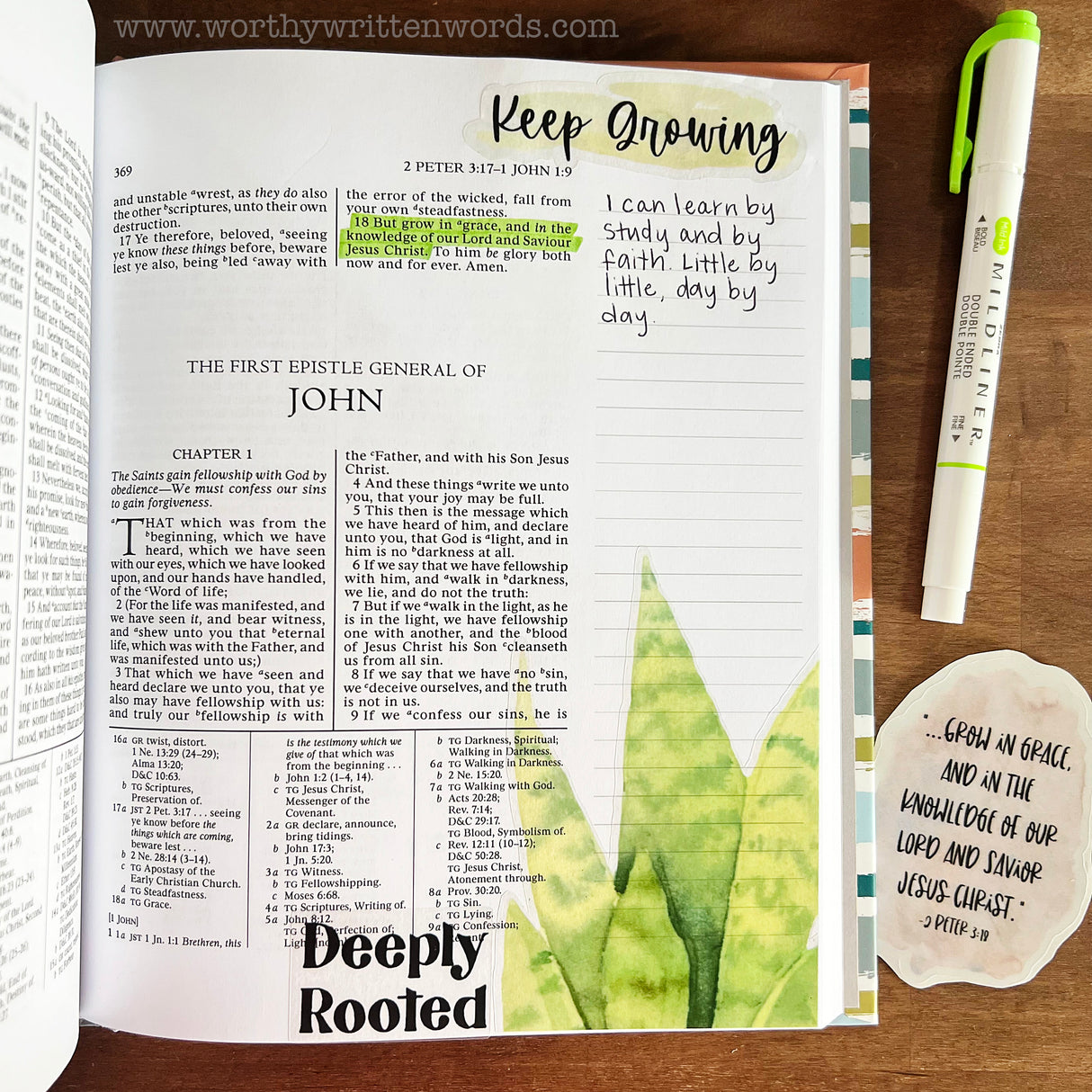 Keep Growing Sticker Sheet