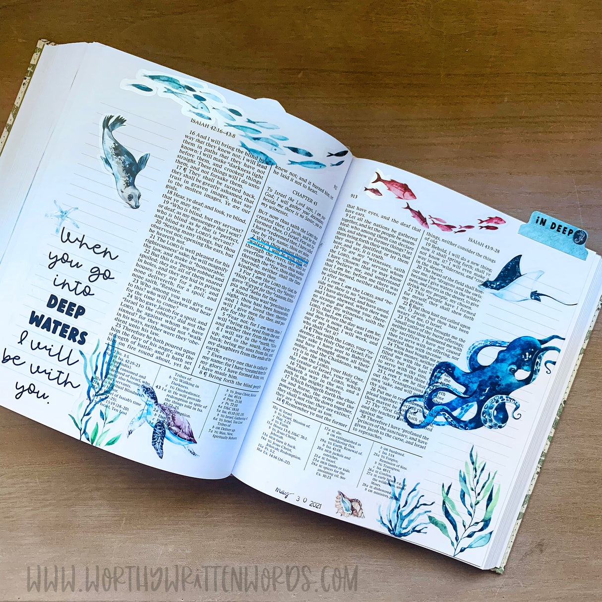 In Deep Sticker Sheets