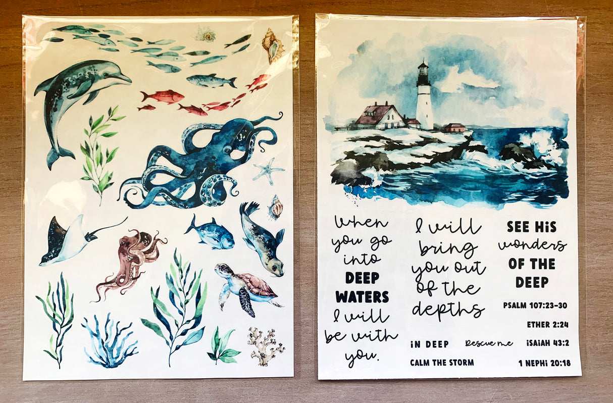 In Deep Sticker Sheets