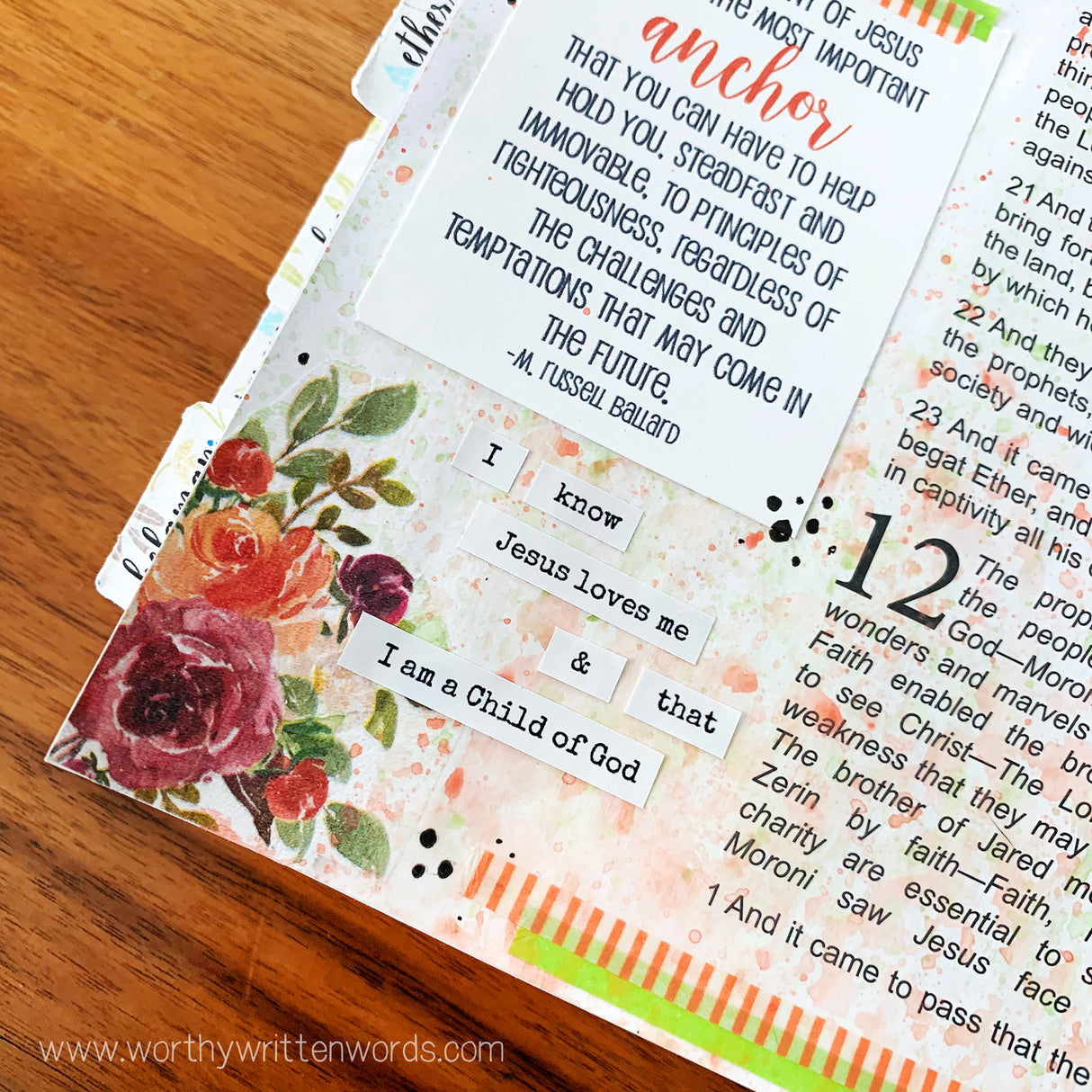 Wordy Bits: My Testimony Sticker Sheet