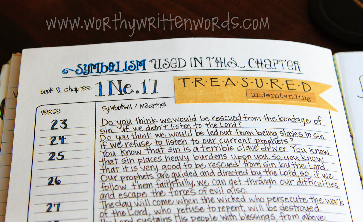 Chapters Kit - Worthy Written Words