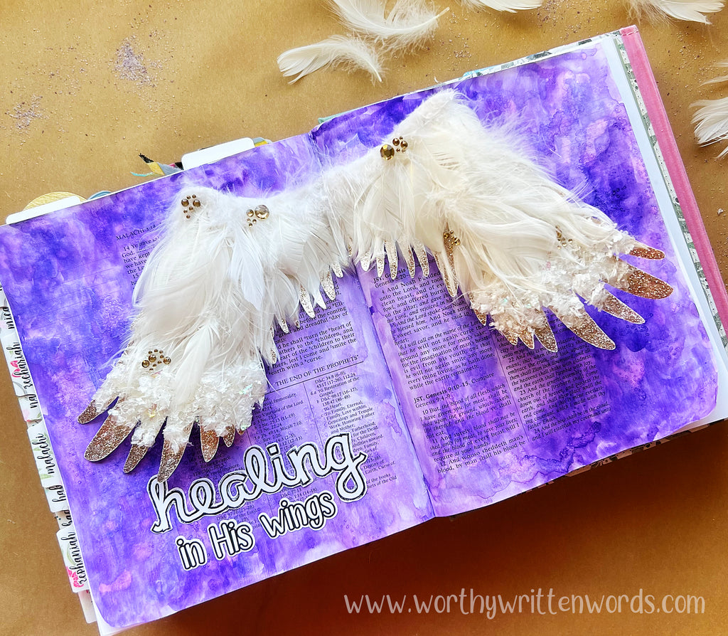 Healing in His Wings Page Kit