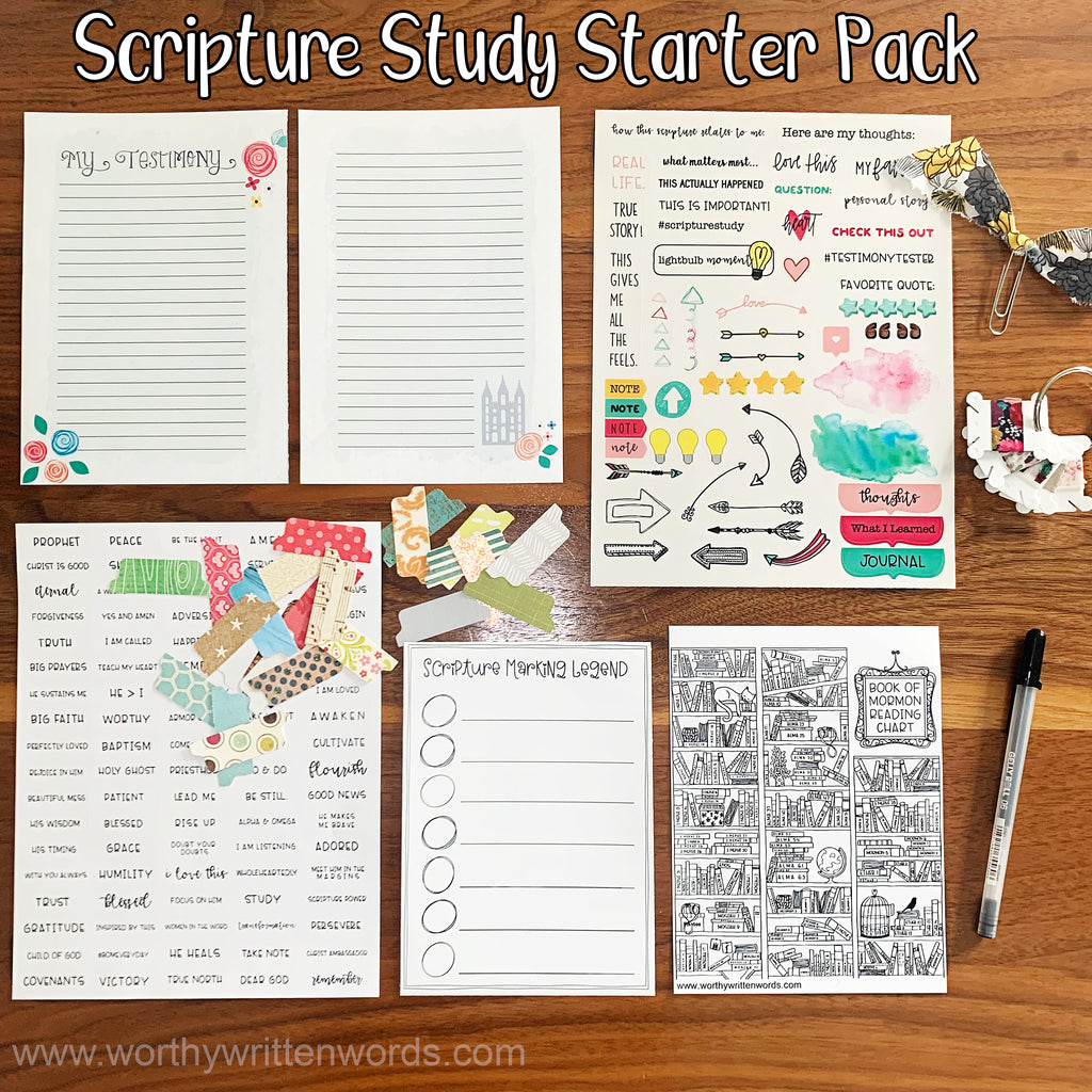 Scripture Study Starter Pack
