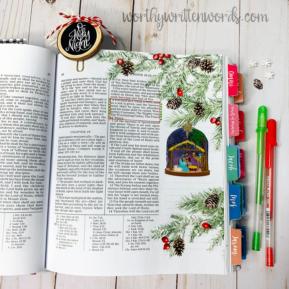 Oh Holy Night Page Kit