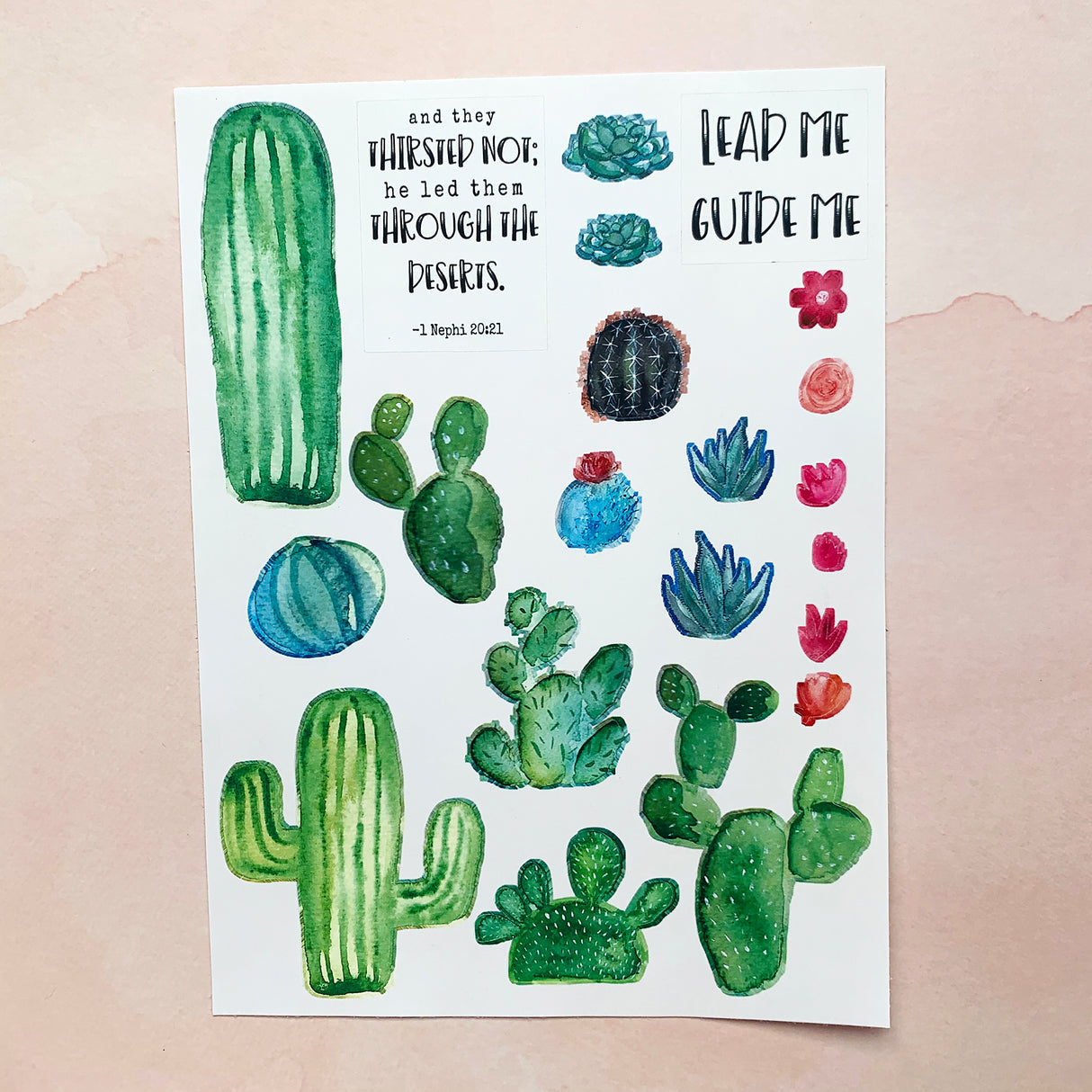 Through the Desert Sticker Sheet