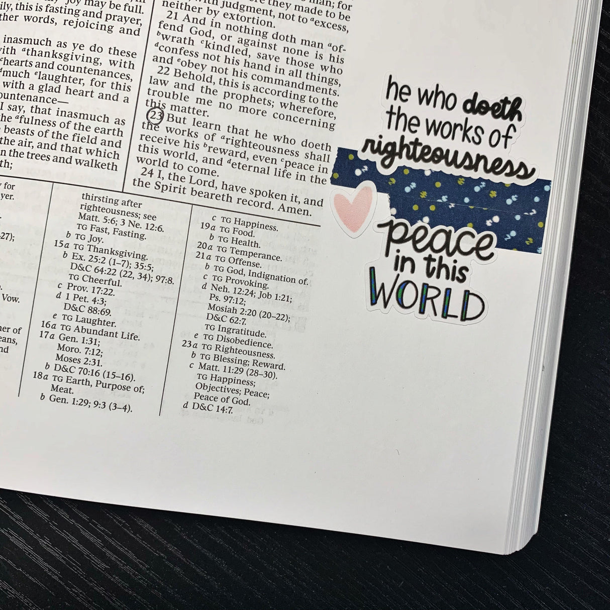 A Message of Peace Sticker Sheet