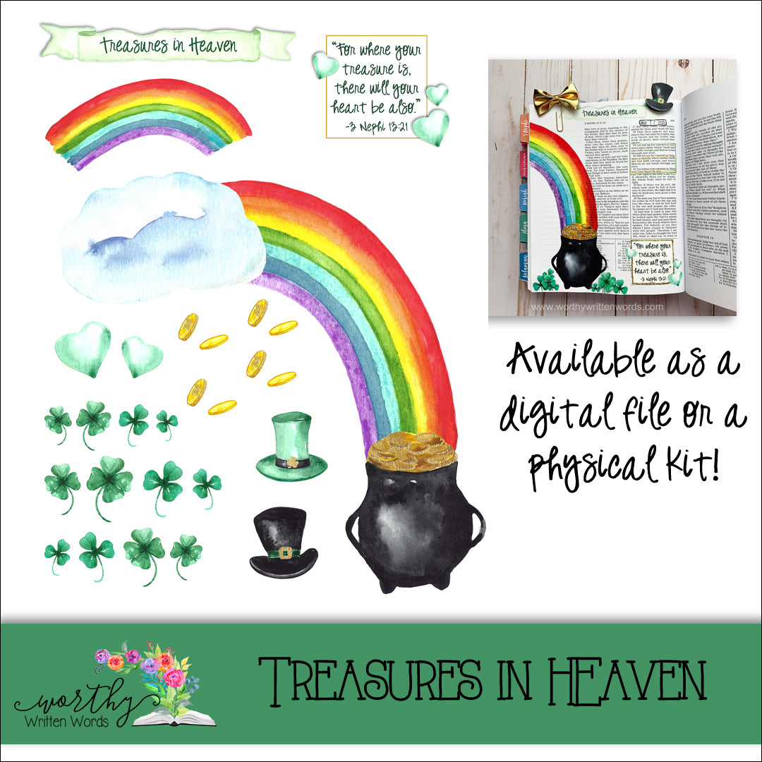 Treasures in Heaven Page Kit