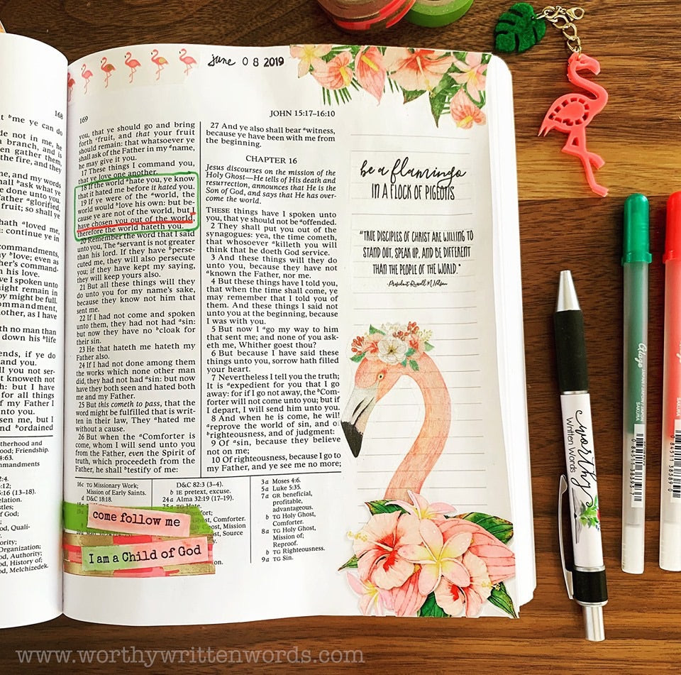 Wordy Bits: My Testimony Sticker Sheet