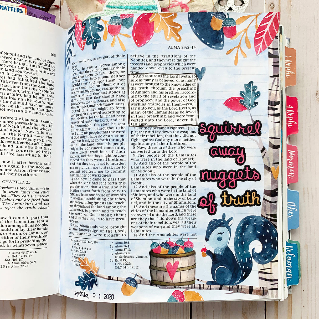 Squirrel Away Nuggets of Truth Sticker Sheet