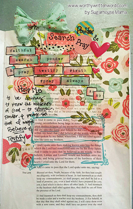 3 Ways to Customize Your FaithFetti Word Strips for Your Scriptures or Journals