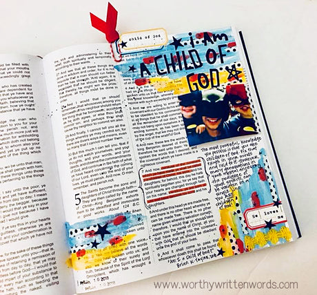 Acrylic Paint & Baby Wipe Process Tutorial