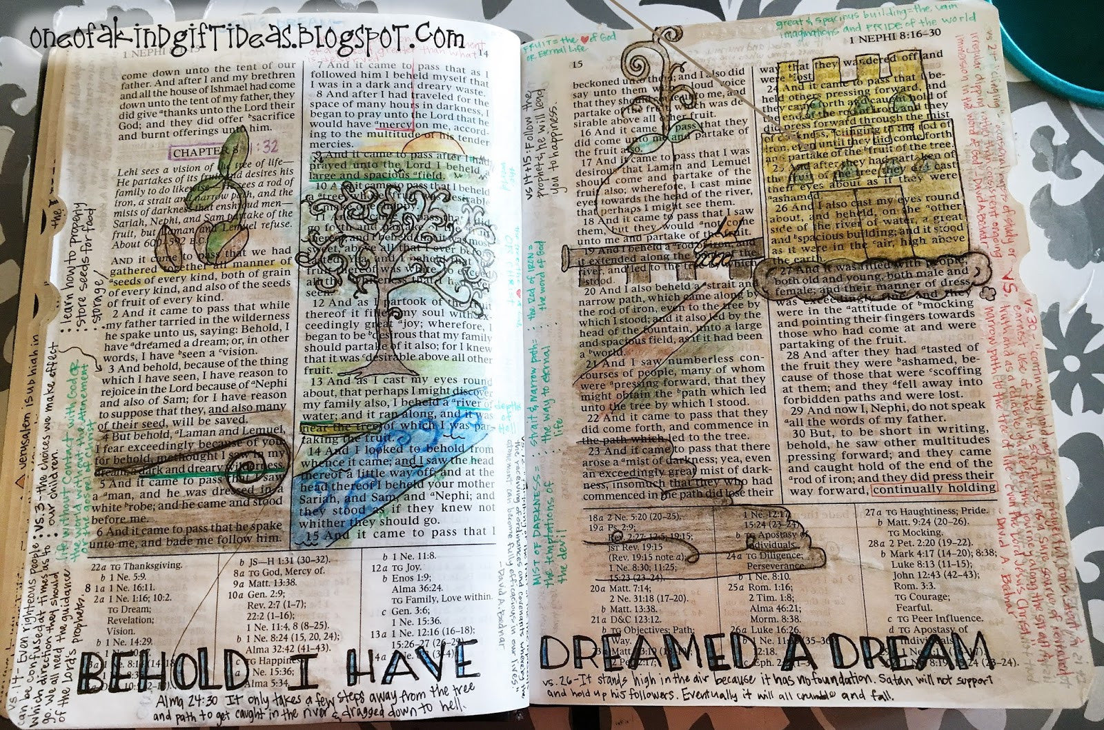 Doodling and Coloring in Your Scriptures- Colored Pencils
