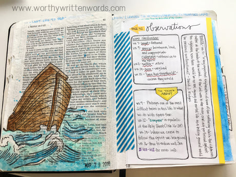 Painting in Your Scriptures- Watercolors and Watercolor Pencils
