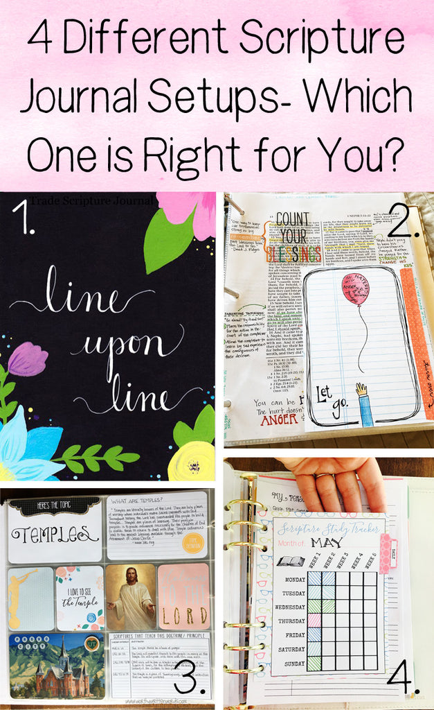 4 Different Kinds of Scripture Journal Setups- Which One Is Right For You?