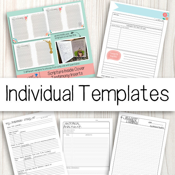 Individual Templates