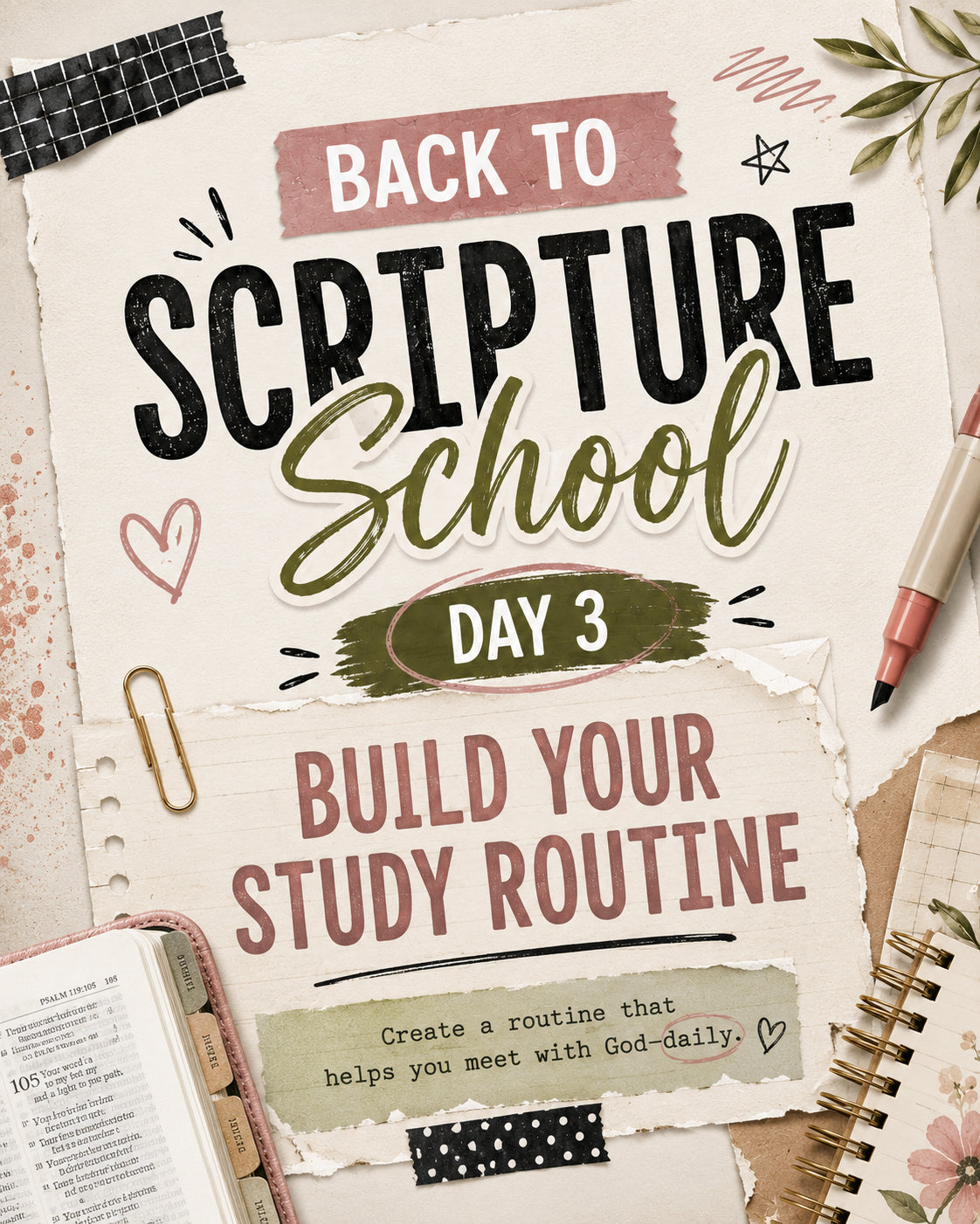 Free Scripture Study Routine Outline