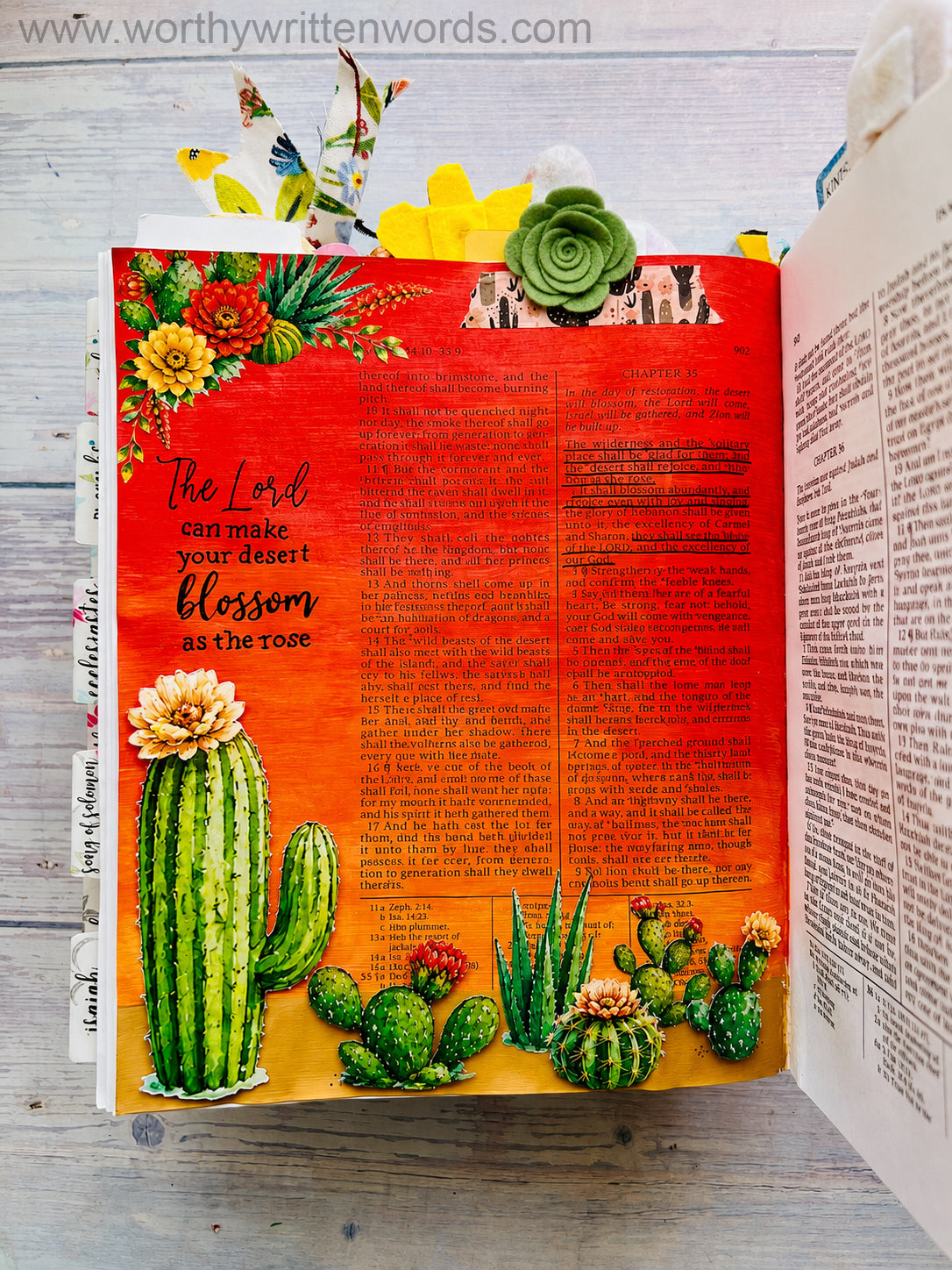Blossom as the Rose Old Testament Page Kit