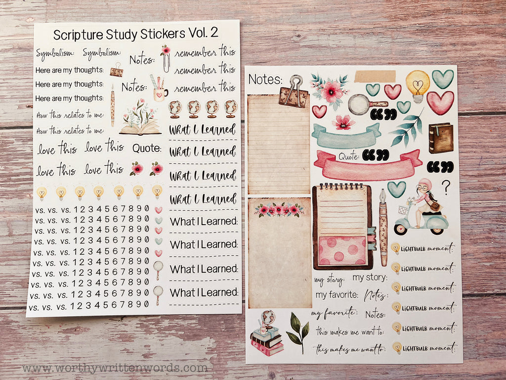 Scripture Stickers Monthly Subscription