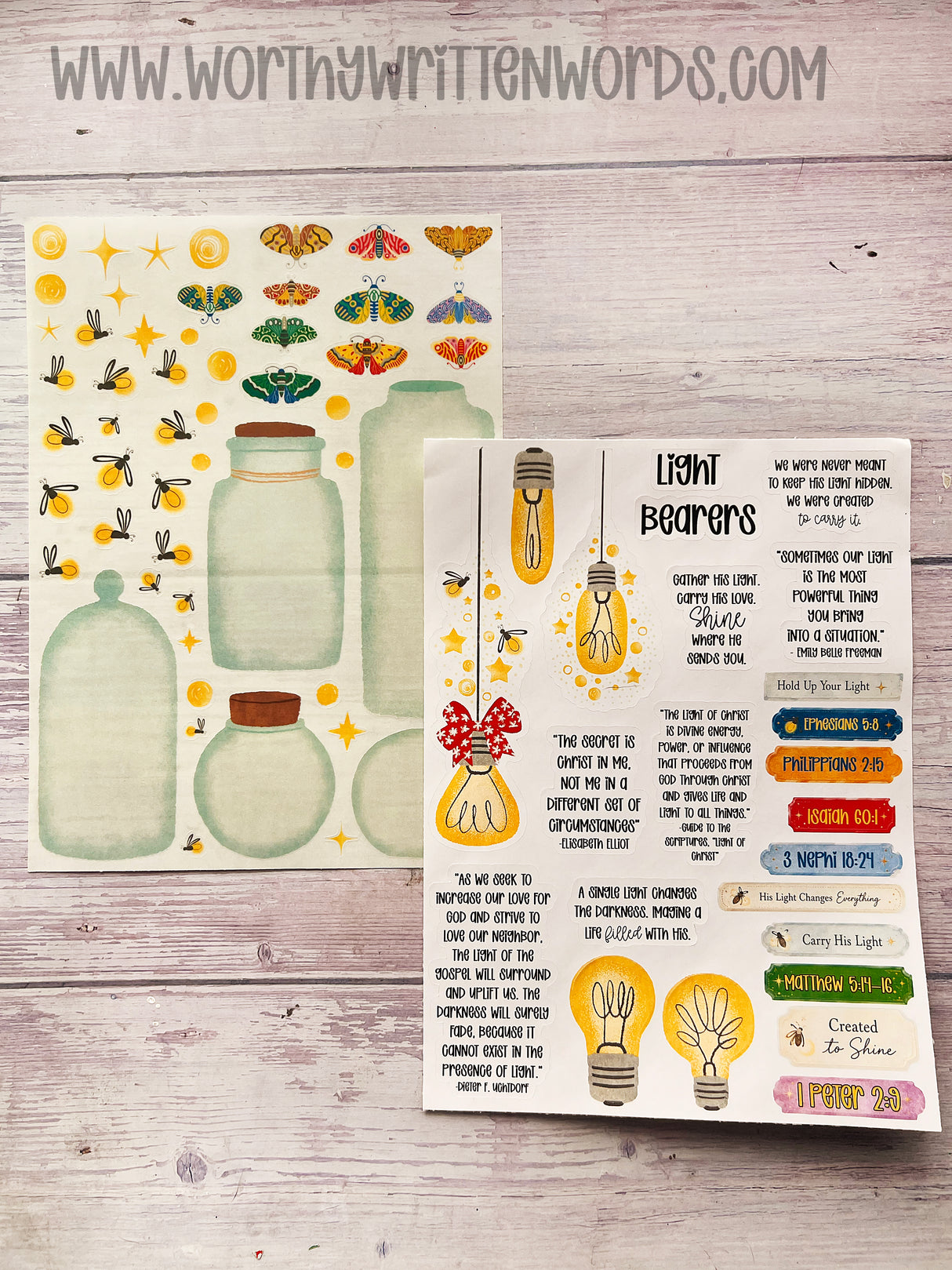 Light Bearers Sticker Set