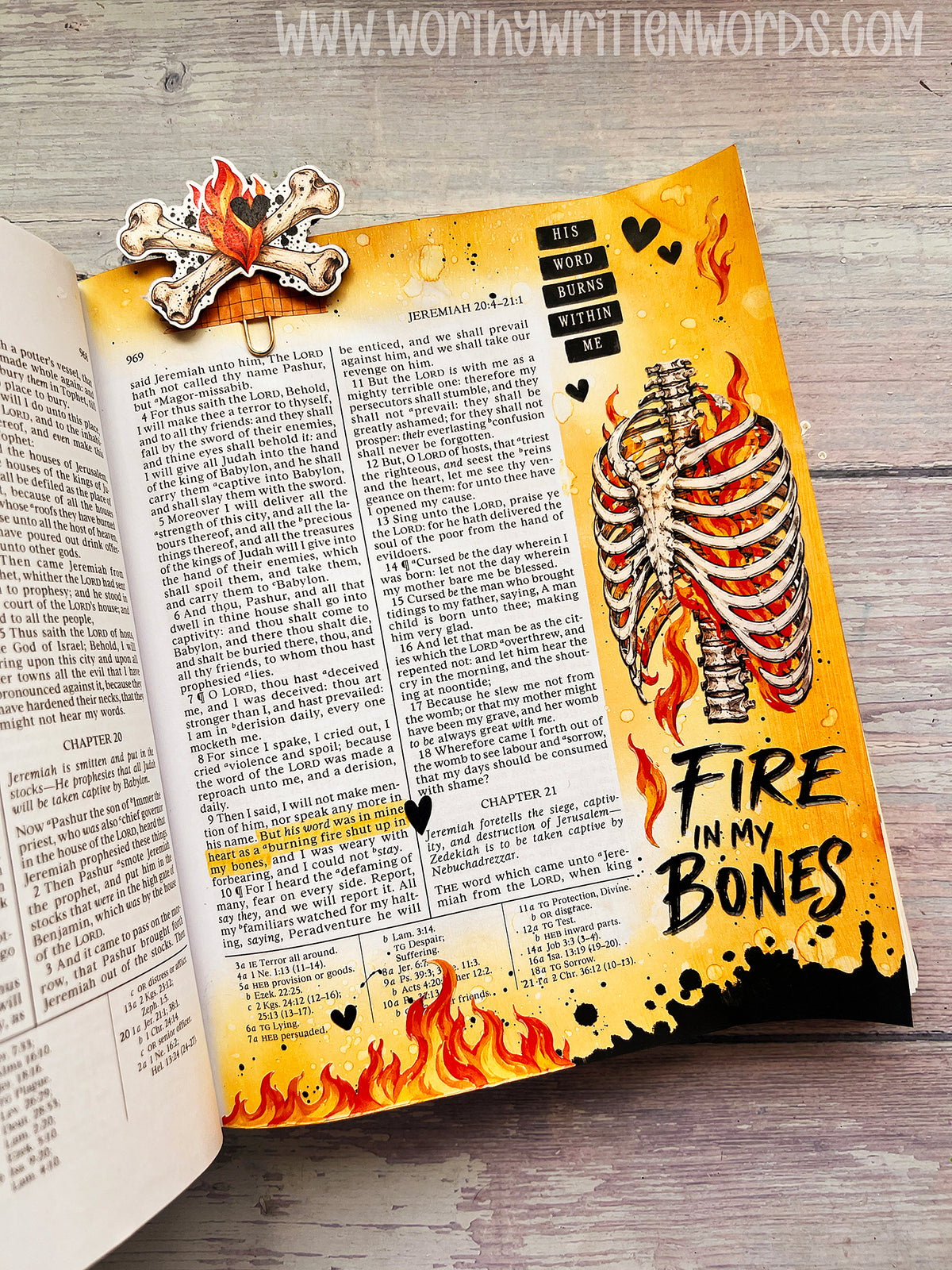 Fire in my Bones Old Testament Page Kit