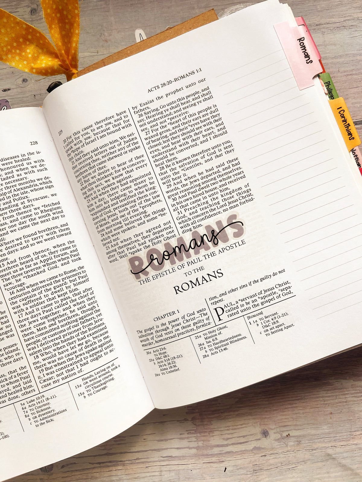 New Testament Book Title Stickers | Clear Bible Journaling Stickers