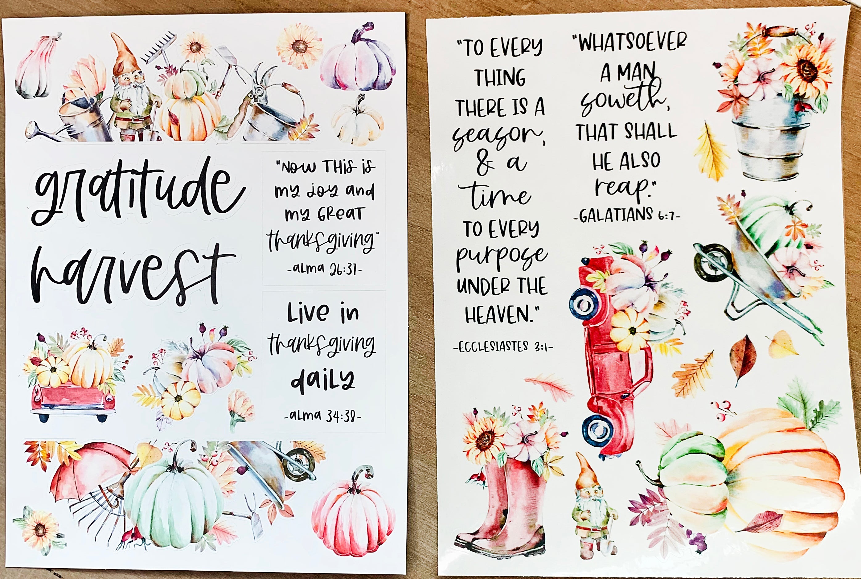 Journal Time Word Stickers