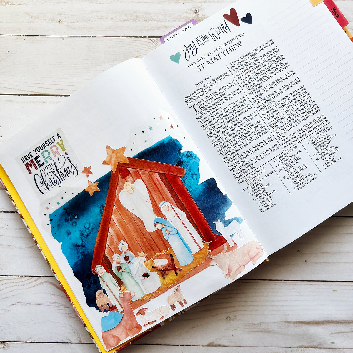 Digital Nativity Sticker Sheets – Worthy Written Words