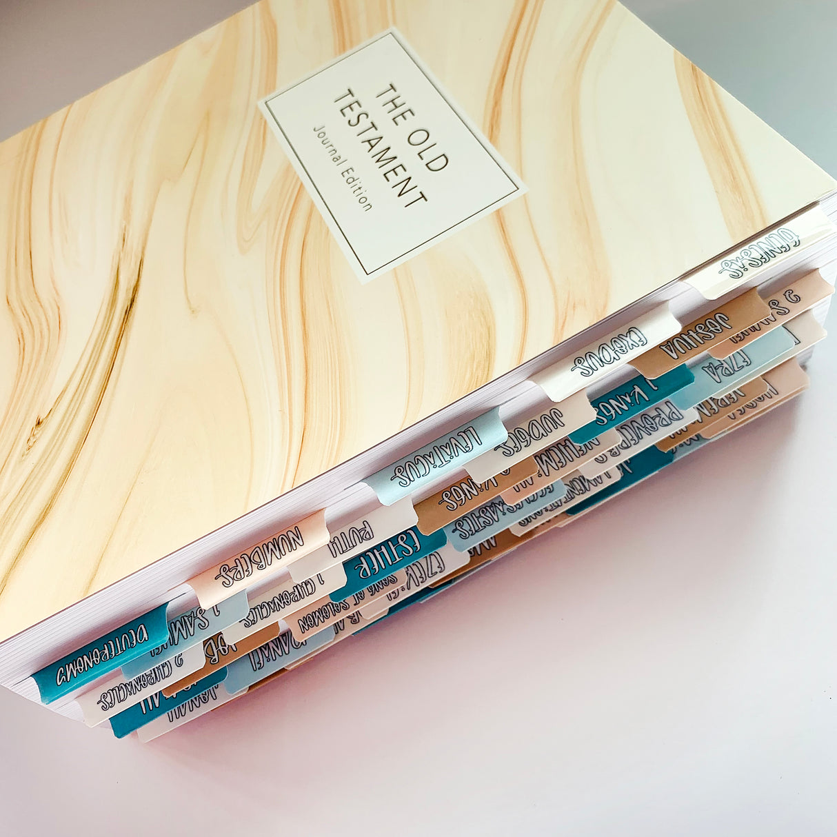 Scripture Book Title Tabs- Physical Set