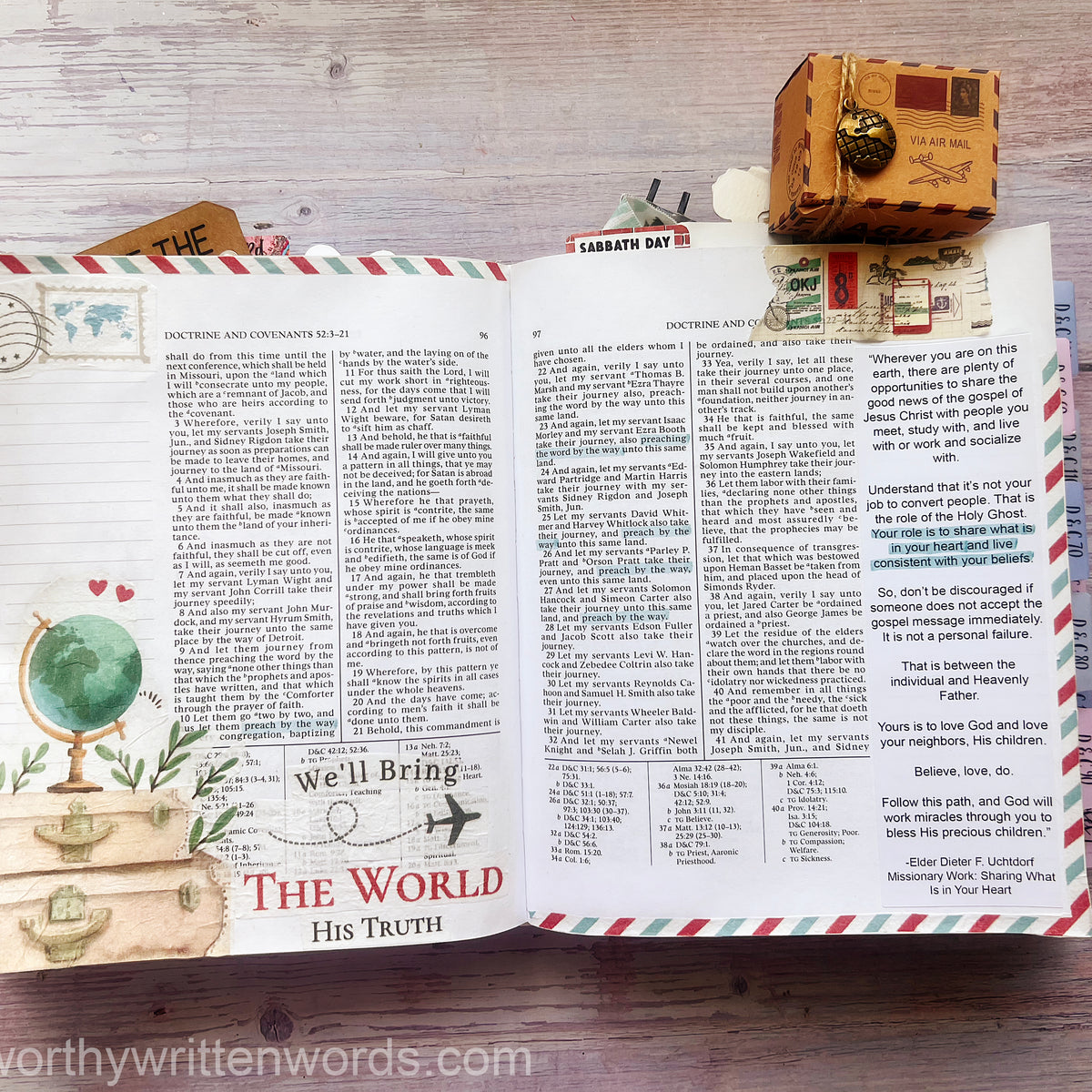 We'll Bring The World His Truth Page Kit – Worthy Written Words