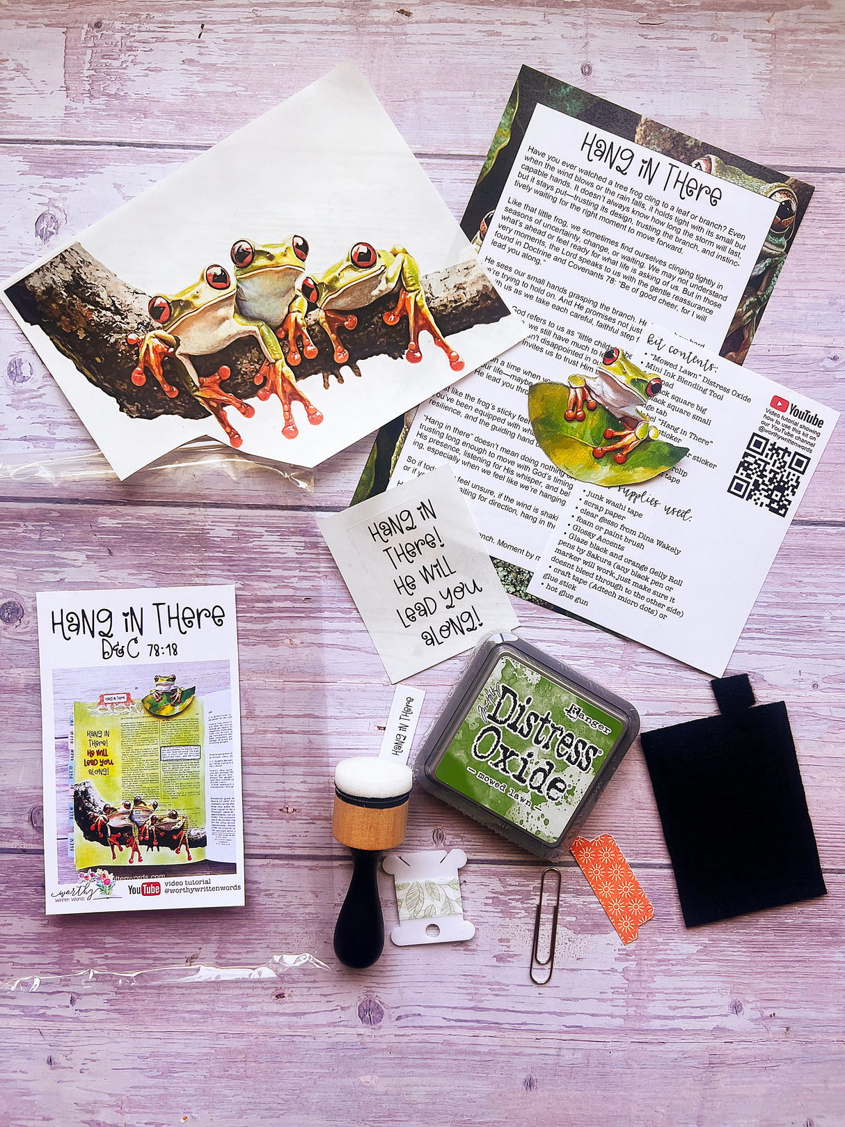 Hang in There Page Kit