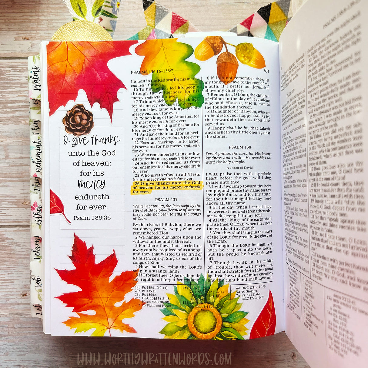 Autumn Leaves Sticker Set