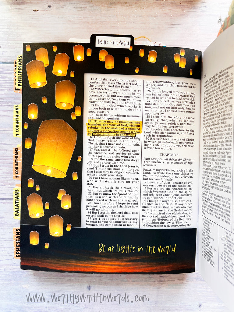 Lights in the World New Testament Page Kit