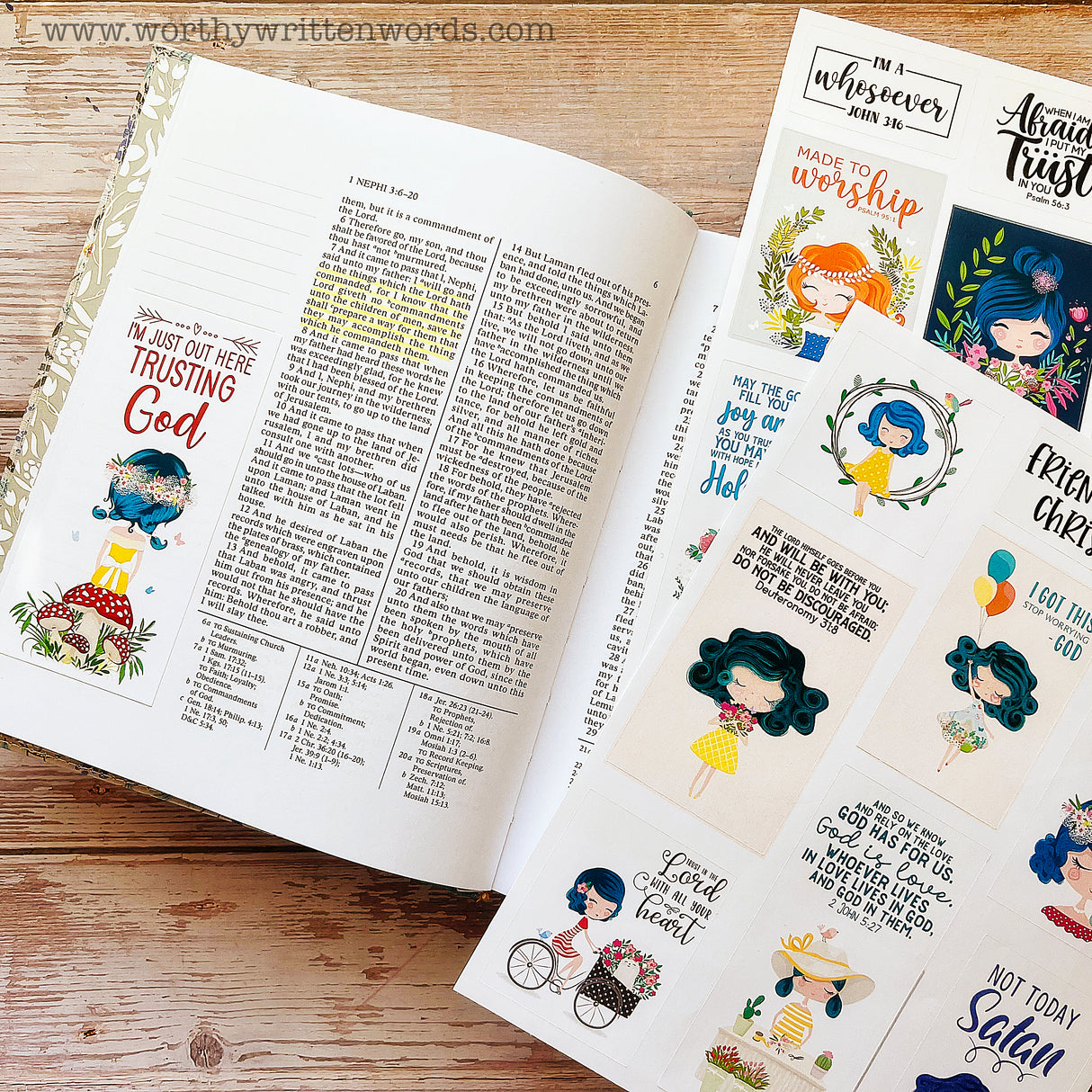 Friends in Christ Sticker Sheets