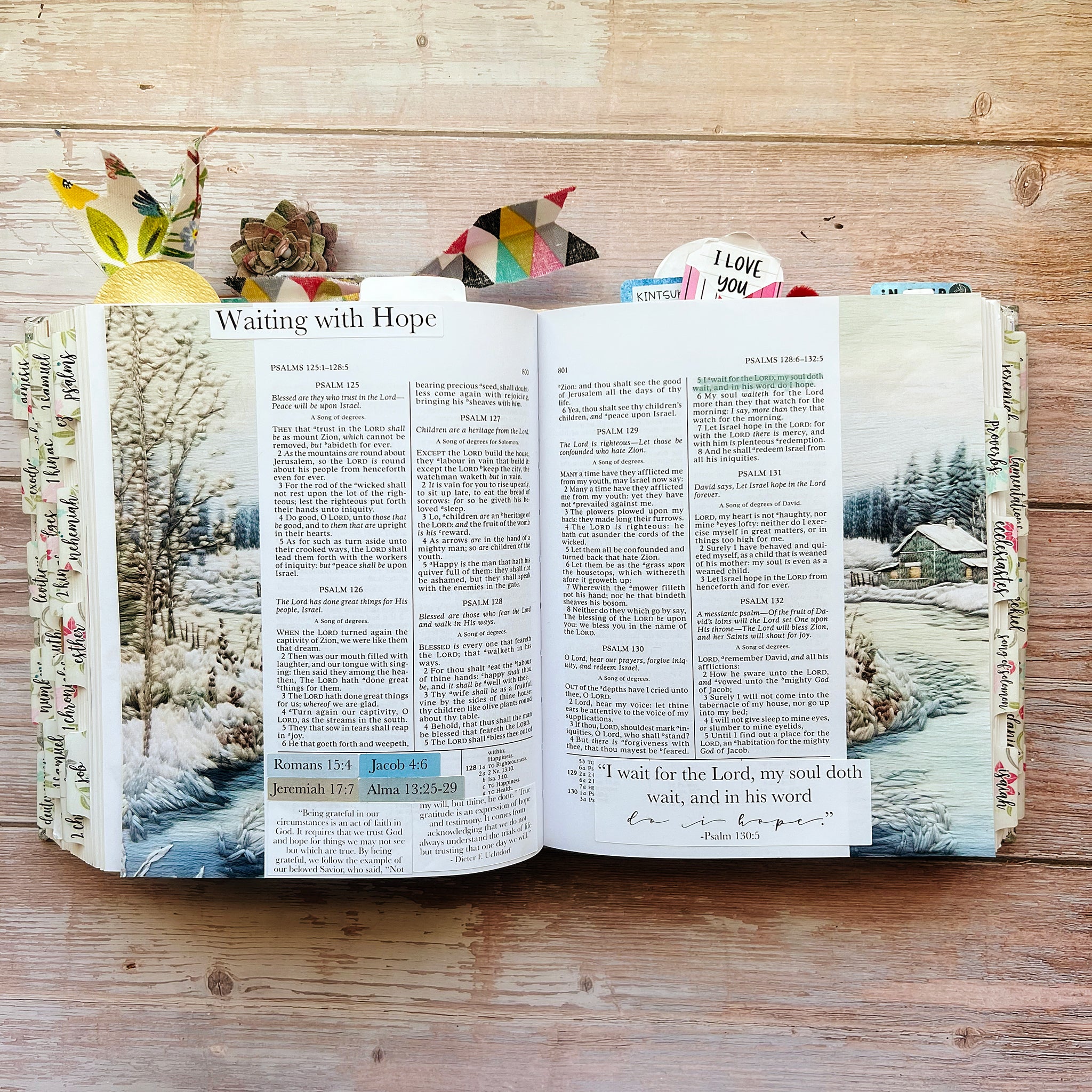 Waiting with Hope Sticker Sheet – Worthy Written Words