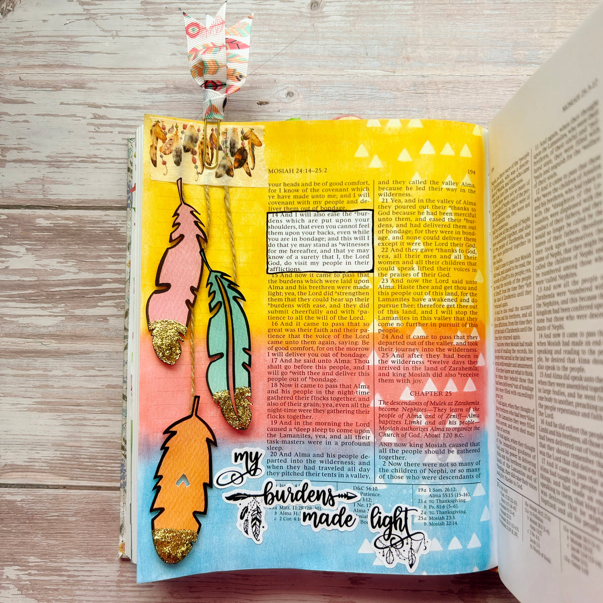 My Burdens Made Light Page Kit