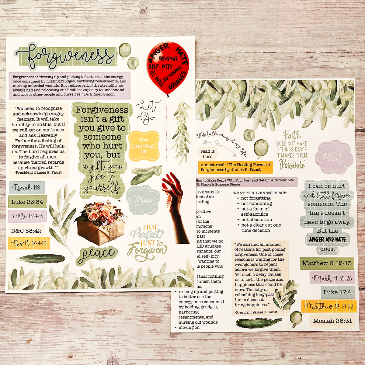 Digital Forgiveness Sticker Set – Worthy Written Words