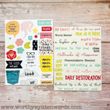 Scripture Ephemera Stickers