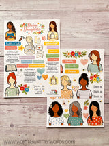 Old Testament Titles Sticker Kit | Monthly Scripture Sticker Subscription