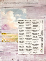 Everything Hallelujah Scripture Sticker Set